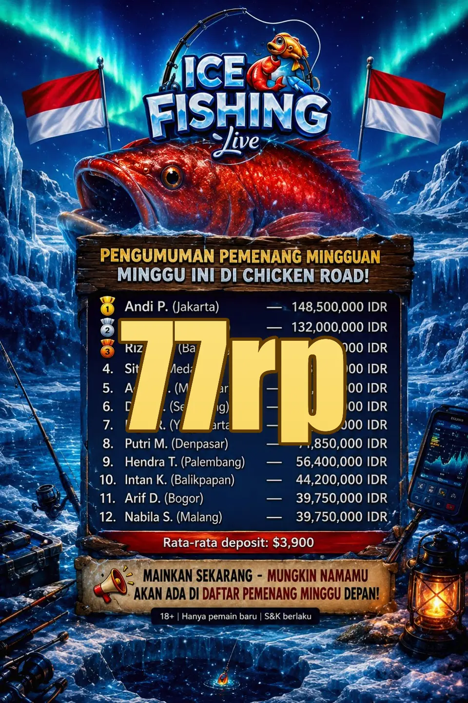 77rp Masuk